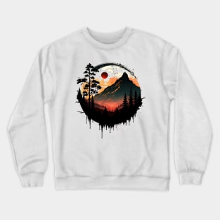 Red Sun Mountain Crewneck Sweatshirt